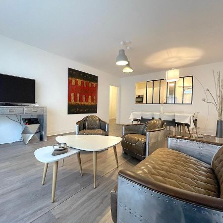 L'Ideal 112 - 85M2, 2 Chambres, Parking & Cabine De Plage Deauville Eksteriør bilde